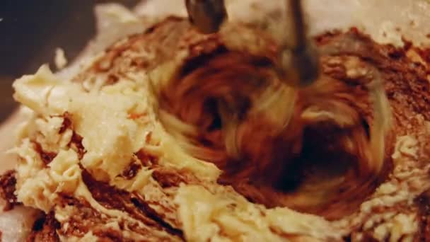 Hallucination Effect Favorite Chocolate Cake Nutella Buttercream Strawberries Taste Usa — Wideo stockowe