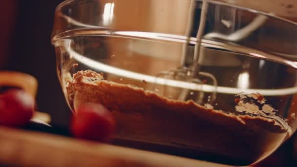 Hallucination Effect Favorite Chocolate Cake Nutella Buttercream Strawberries Taste Usa — Videoclip de stoc