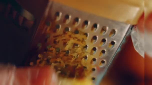 Preparing Process Cinematographic Smoked Salmon Bagels Usa Cusine — Stock videók
