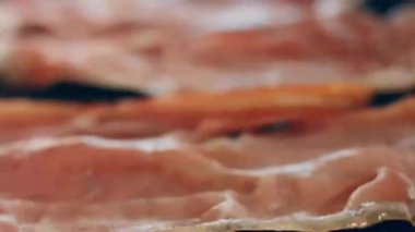 transition effect of green tomato blt burger, vegan burger.