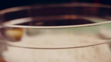 Preparing American flag mixed Berry Pie. Video transition effect.