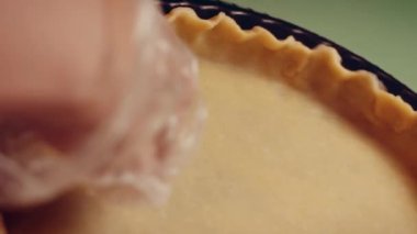 Preparing American flag mixed Berry Pie. Video transition effect.