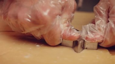 Preparing American flag mixed Berry Pie. Video transition effect.