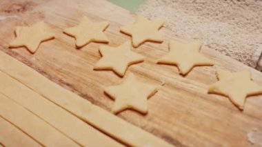 Preparing American flag mixed Berry Pie. Video transition effect.