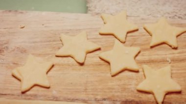 Preparing American flag mixed Berry Pie. Video transition effect.