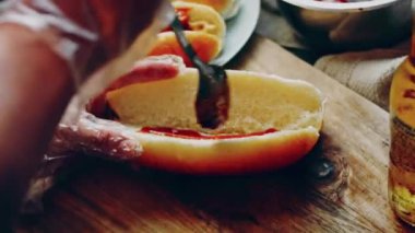 Mangal partisi hazırlama süreci. Amerikan mutfağının tadına bak..