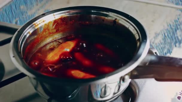 Process Preparing Bbq Brats Taste American Cuisine — Video