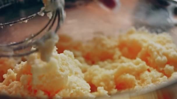 Süsd Meg Tésztát Tortához Sütés Formájában Csinálok Pound Cake — Stock videók