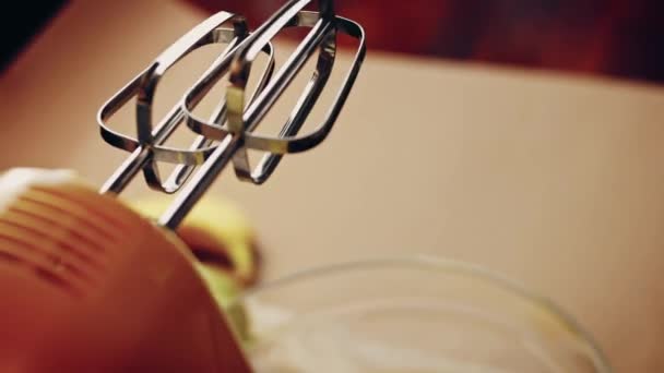 Pregătirea Procesului Crustless New York Cheesecake Gustați Bucătăria Americană Efectul — Videoclip de stoc