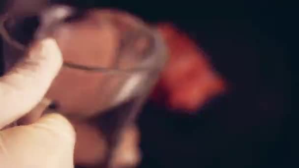 Фестивальний Обід Кольорі Мексиканського Прапора Робимо Наші Чілі Ногадою Основі — стокове відео