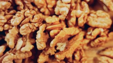 Fındık yakın çekim. Avrupa tatlıları. Ortadoğu ulusal tatlı yiyecekler, tatlı atıştırmalıklar.