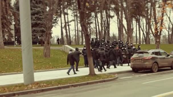 Kišiněv Moldavská Republika Prosince 2020 Moldavané Scházejí Pokojné Politické Demonstraci — Stock video
