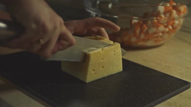 Placa Gráfica Gpu Vista Macro Técnicos Mão Derramando Nova Pasta — Vídeo de Stock