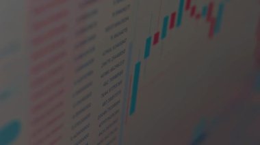 Open orders of buying and selling cryptocurrency and Japanese candlesticks.