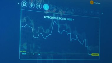 Borsa yatırım ticaretinin iş mumu grafiği. Tam üstüne bastın. Grafik soyut boğa piyasa tasarımı eğilimi. Kripto para ve bitcoin konsepti