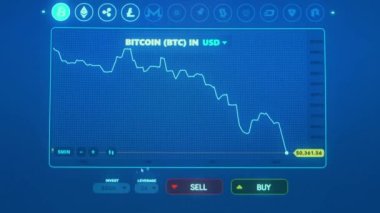 Borsa yatırım ticaretinin iş mumu grafiği. Tam üstüne bastın. Grafik soyut boğa piyasa tasarımı eğilimi. Kripto para ve bitcoin konsepti