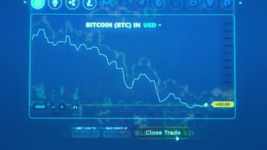 Borsa yatırım ticaretinin iş mumu grafiği. Tam üstüne bastın. Grafik soyut boğa piyasa tasarımı eğilimi. Kripto para ve bitcoin konsepti