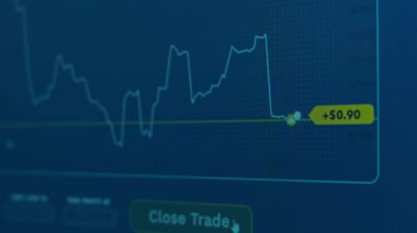 Borsa yatırım ticaretinin iş mumu grafiği. Tam üstüne bastın. Grafik soyut boğa piyasa tasarımı eğilimi. Kripto para ve bitcoin konsepti