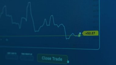 Borsa yatırım ticaretinin iş mumu grafiği. Tam üstüne bastın. Grafik soyut boğa piyasa tasarımı eğilimi. Kripto para ve bitcoin konsepti