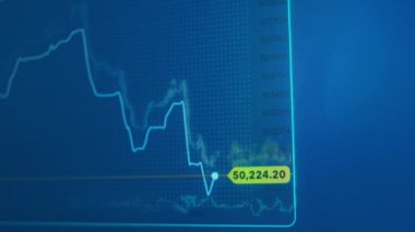 Borsa yatırım ticaretinin iş mumu grafiği. Tam üstüne bastın. Grafik soyut boğa piyasa tasarımı eğilimi. Kripto para ve bitcoin konsepti
