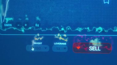 Borsa yatırım ticaretinin iş mumu grafiği. Tam üstüne bastın. Grafik soyut boğa piyasa tasarımı eğilimi. Kripto para ve bitcoin konsepti