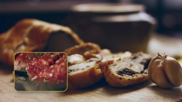 Ανταρκτική Μυστική Κουζίνα Wellington Βοείου Κρέατος Συνταγή Πιο Χυμώδες Και — Αρχείο Βίντεο
