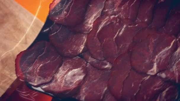 Puse Carne Picadora Carne Receta Falscher Hase Video Receta — Vídeos de Stock