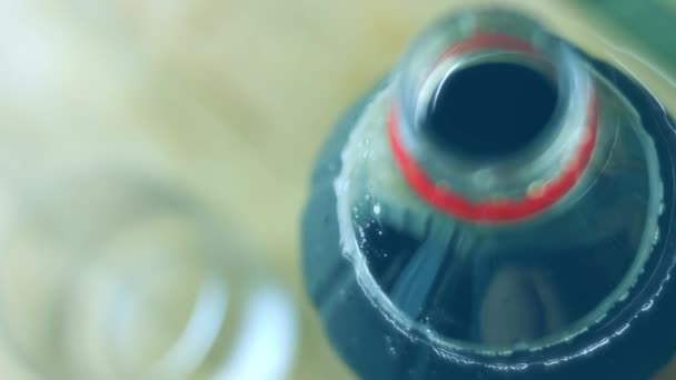 Verser Coke Dans Verre Transparent — Video