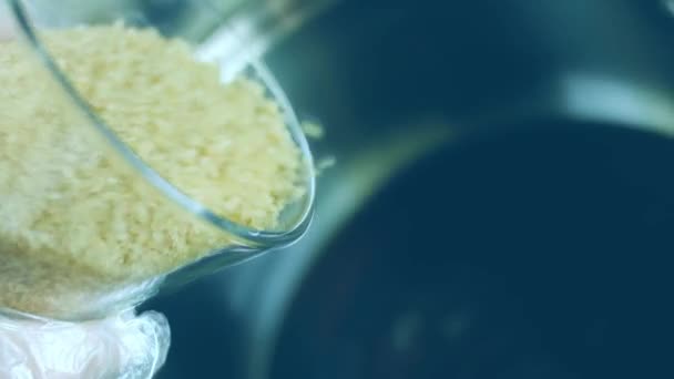 Kokain Şurubu Esmer Şeker Pişiriyorum Tüm Malzemeleri Kaynatın — Stok video