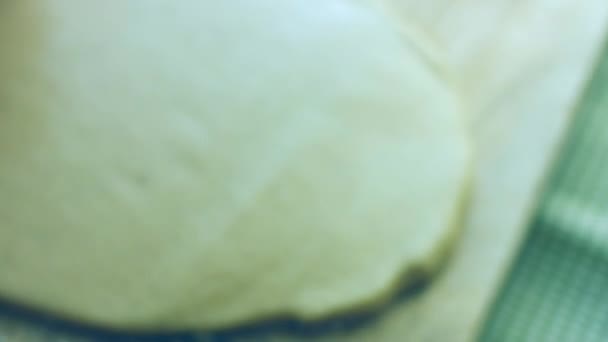 我用面团做成冷杉树 心形和星形 最好的自制姜饼饼干 — 图库视频影像