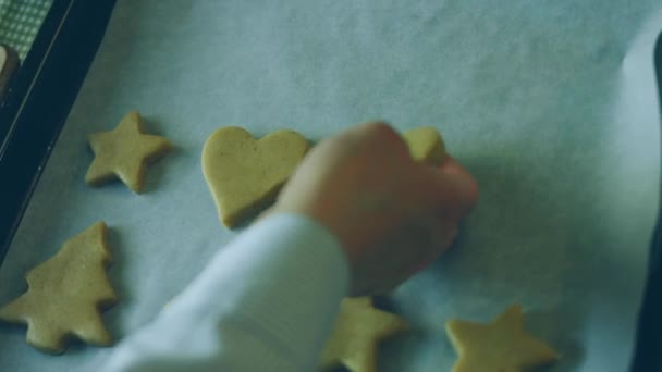 Fais Forme Sapin Cloche Coeur Étoile Pâte Meilleur Biscuit Maison — Video