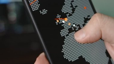 Akıllı telefondan siber saldırı haritası. Çeşitli Teknik Bilgileri Göster. Sistem Kontrol Merkezi 'nde Tek Başına. Blackmagic RAW Sinema Kamerasında Çekim.