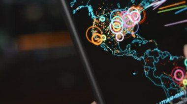 Akıllı telefondan siber saldırı haritası. Çeşitli Teknik Bilgileri Göster. Sistem Kontrol Merkezi 'nde Tek Başına. Blackmagic RAW Sinema Kamerasında Çekim.