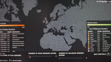 Virüs bulaşmış aygıt ve bilgisayar sayısı, küresel hack saldırısı. Virüslü bilgisayar ve aygıtların geri sayımı.