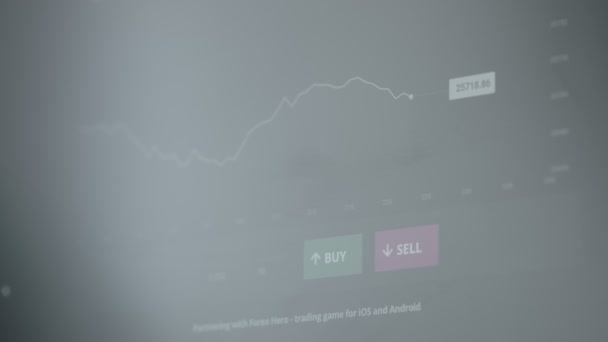 Kereskedő Befektető Elemző Számítógépet Használ Kriptovaluta Pénzügyi Tőzsde Elemzése Befektetői — Stock videók