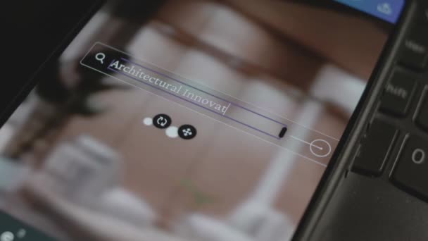 Архитектурная Инновационная Надпись Смартфоне Мбаппе Создает Дизайн Рекламы Мобильном Приложении — стоковое видео