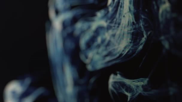 Immagine Astratta Del Gradiente Delle Delicate Onde Fumo Effetto Duplicazione — Video Stock