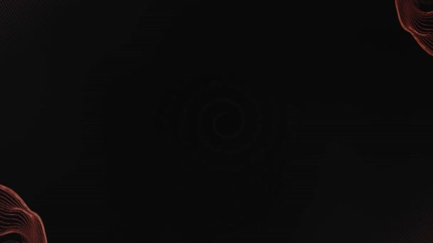 Вниз Течению Надпись Черном Фоне Графическое Изображение Символом Красного Огня — стоковое видео