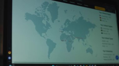 Dünya Haritası 'na Siber Saldırı Tehdidi. ABD hackerların saldırısına uğradı