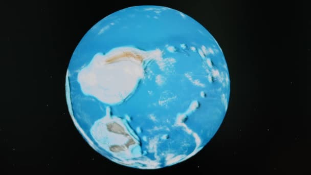 Hoe Aarde Eruit Zag Tijdens Ordoviciaanse Periode Aarde 470 Miljoen — Stockvideo