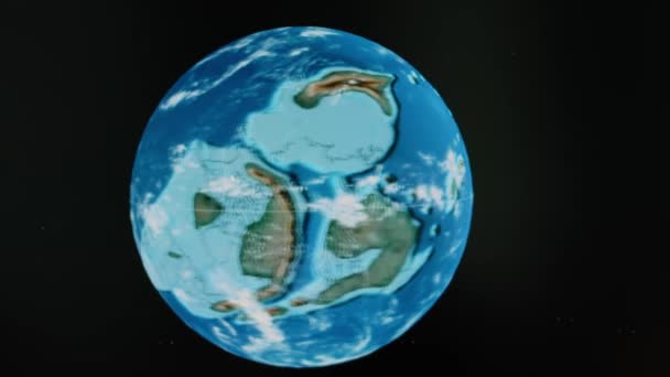Выглядела Земля Силурианский Период Земля 430 Миллионов Лет Назад — стоковое видео