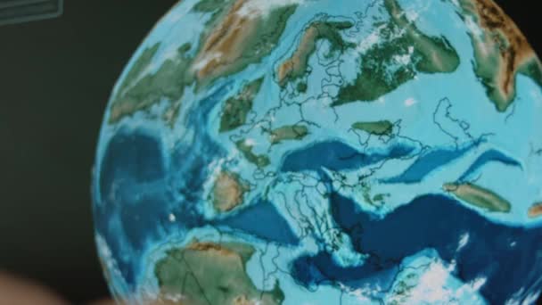 Talya Nın 750 Milyon Yıl Önce Şimdiki Zamandan Başlayarak Nasıl — Stok video