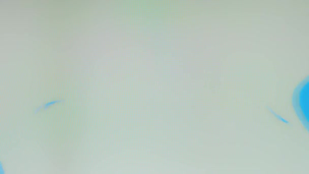 Спортивна Фан Культура Синьому Фоні Абстрактними Графічними Ілюстраціями Чоловік Їде — стокове відео