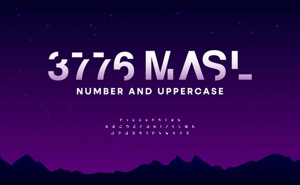 Typography yazı tipi alfabesini göster. Yazı tipi tasarımı a 'dan z' ye. Vektör illüstrasyonu.