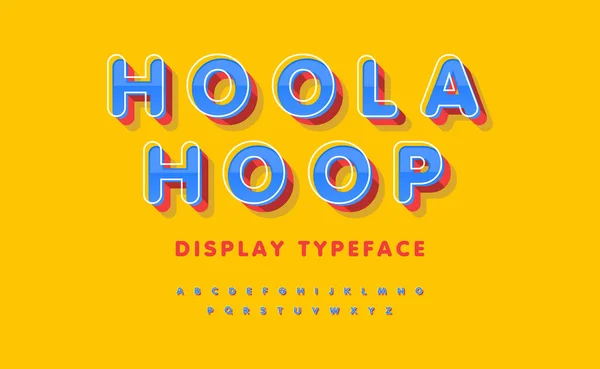 3 boyutlu yazı tipi seti. Alfabe büyük vektör çizimi. Harfler ve iyi tipografi.