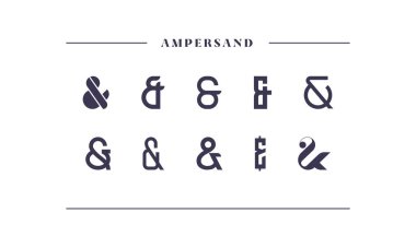 Eşsiz afişler ve tasarımlar. Düğün davetiyeleri, stoklar, şablonlar için süslemeler. Vektör illüstrasyonu