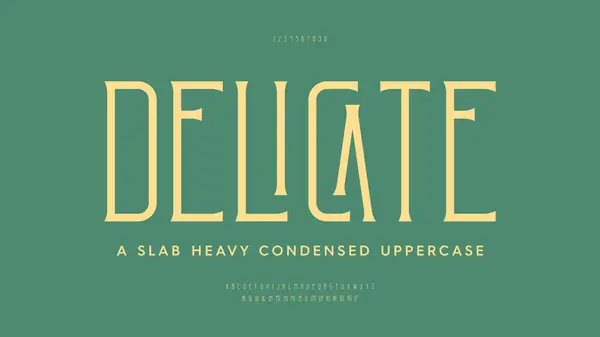 İnce alfabe harfleri yazı tipi ve numarası. Bağlantılar zamansız tipografi yazıtipi vektör illüstrasyonunu biçimlendirir.