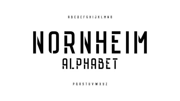 Modern yazı tipi ve alfabe vektörü, Tipografi yazı tipleri resimleme tasarımı ayarladı.