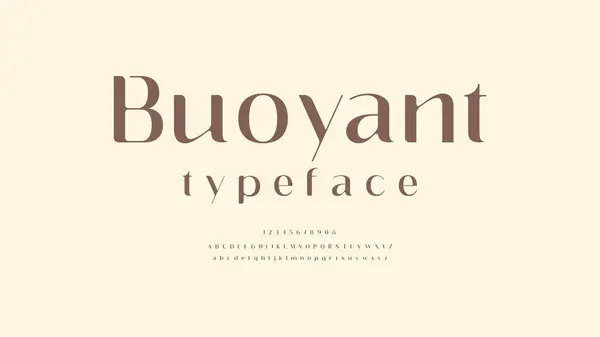 Vintage Classic Alphabet Font Set Design Vector Illustration Typeface Decorative — Stock Vector