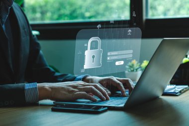 Siber Güvenlik Veri Koruması Futuristik Teknoloji Çevrimiçi Güvenlik Akıllı Güvenlik Yazılımı Küresel Ağ Koruma Dijital İş Güvenliği Finansal Veri Güvenliği Bulut Güvenliği Çevrimiçi